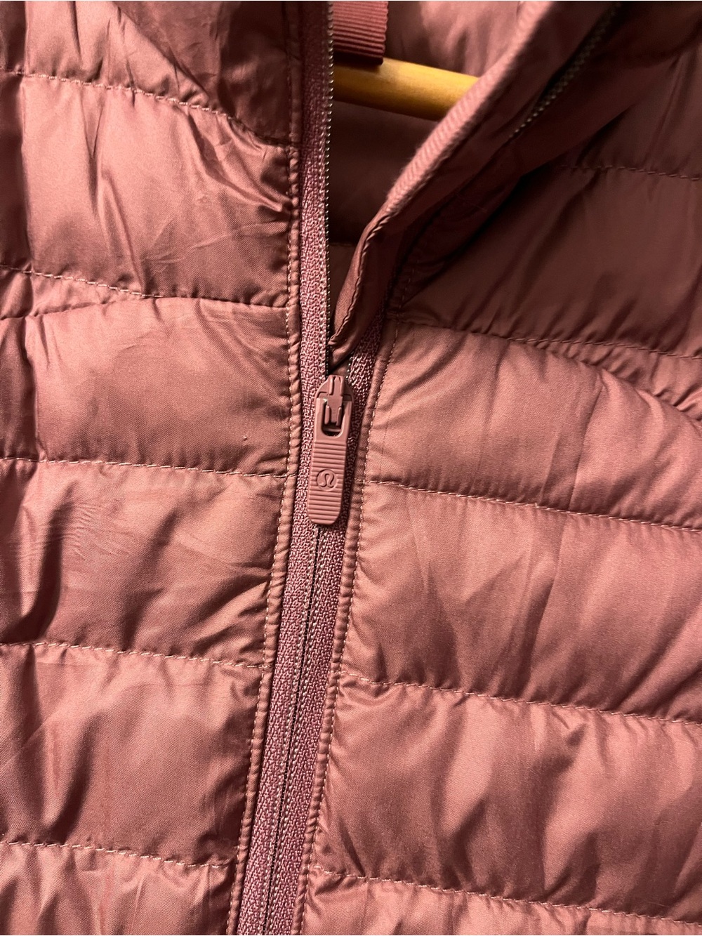 Lululemon Pack It Down Vest Misty Mocha W4BELS Puffer Down Filled Packable - Picture 5 of 11